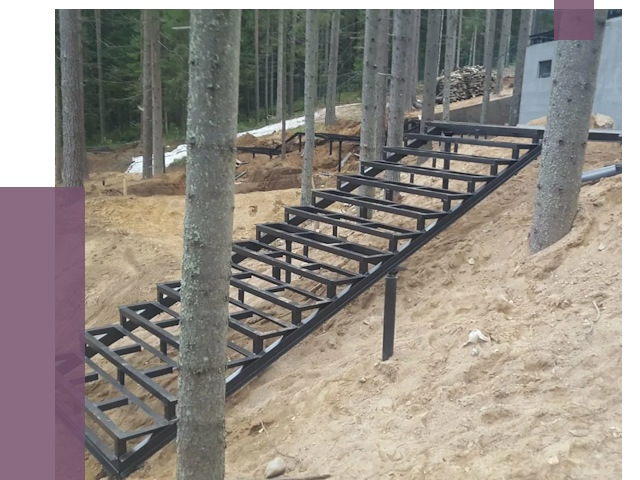 Монтаж металлических лестниц в Салавате от 14136 руб. 