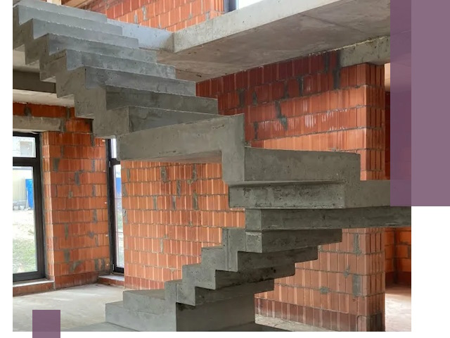 Изготовление бетонных лестниц под ключ в Салавате