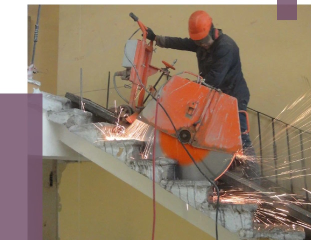 Демонтаж бетонных лестниц в Салавате от 4801 руб. за м2 | ПРОЛЁТ-Слв