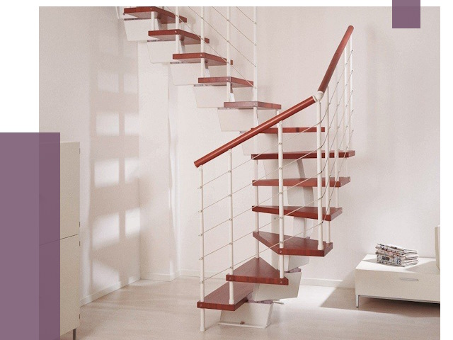 Изготовление лестниц на больцах в Салавате от 10136 руб. | ПРОЛЁТ-Слв