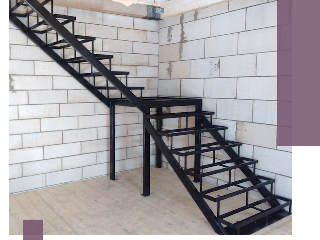 Лестницы на металлокаркасе под ключ в Салавате — изготовление и монтаж