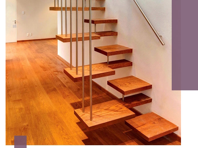 Лестницы «гусиный шаг» на заказ в Салавате для узких пространств