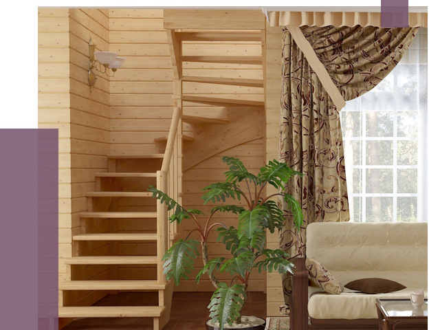 Лестницы для дачи в Салавате от 79217 руб.  | ПРОЛЁТ-Слв