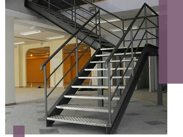 Лестницы для офиса в Салавате: изготовление, монтаж, демонтаж