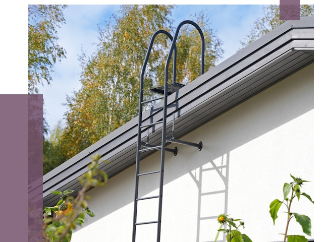 Лестницы на крышу в Салавате от 19951 руб. — монтаж и монтаж ПРОЛЁТ-Слв