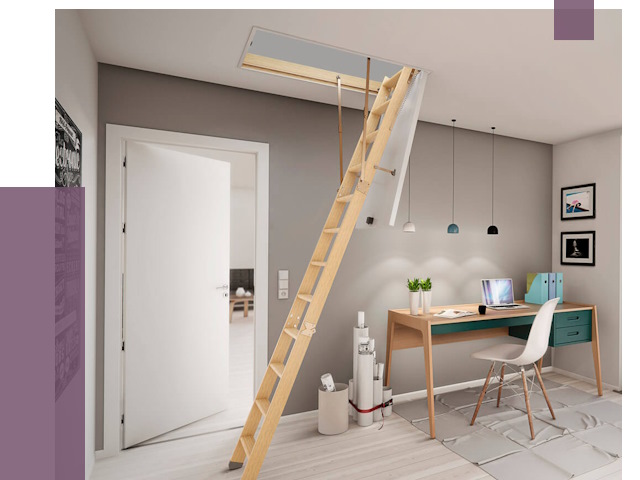 Чердачные лестницы в Салавате — от 15203 руб. | ПРОЛЁТ-Слв