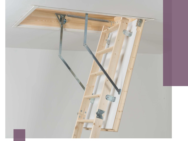 Установка чердачной лестницы под ключ в Салавате