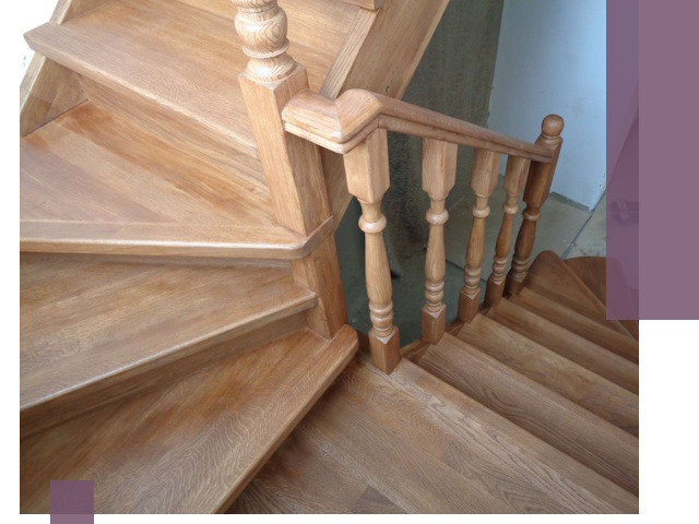 Дубовые лестницы под ключ в Салавате: изготовление и монтаж