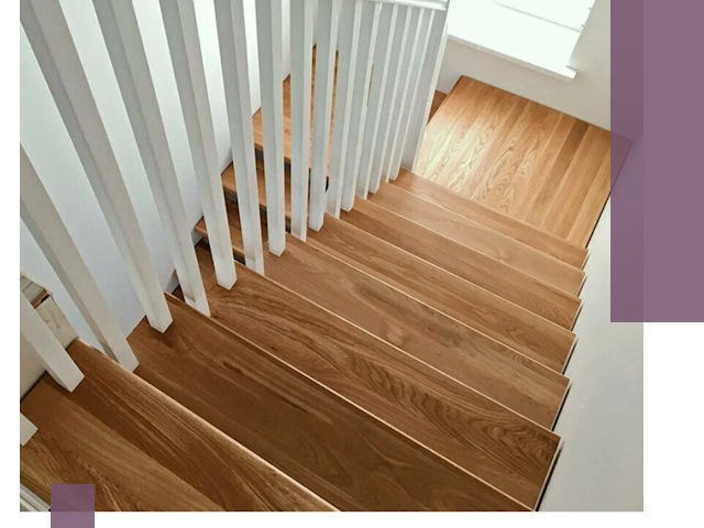 Лестницы из бука в Салавате: изготовление, монтаж и демонтаж