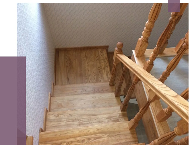 Сосновые лестницы в Салавате под ключ от 8429 руб.  | ПРОЛЁТ-Слв