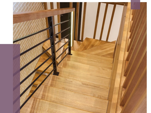 Лестницы из ясеня в Салавате под ключ от 10456 руб. 