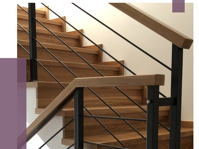 Обшивка металлической лестницы деревом в Салавате от 4534 руб. 
