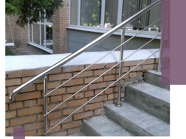 Перила из нержавеющей стали высокого качества в Салавате