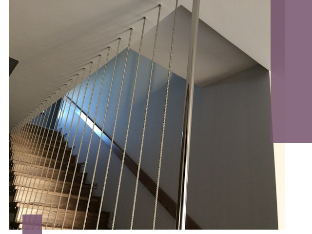 Тросовые перила под ключ в Салавате — производство и монтаж