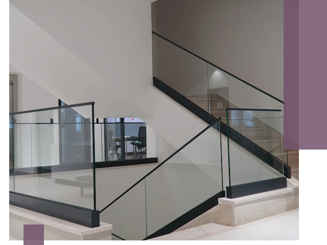 Стеклянные перила премиум-класса с установкой в Салавате