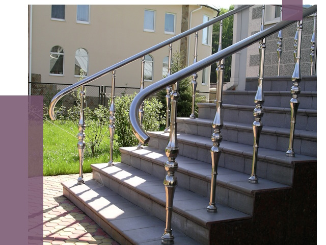 Перила для крыльца в Салавате от 11202 руб. — монтаж ПРОЛЁТ-Слв