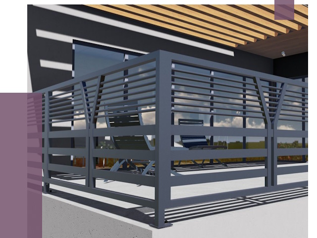 Изготовление балконных ограждений в Салавате от 11202 руб. | ПРОЛЁТ-Слв