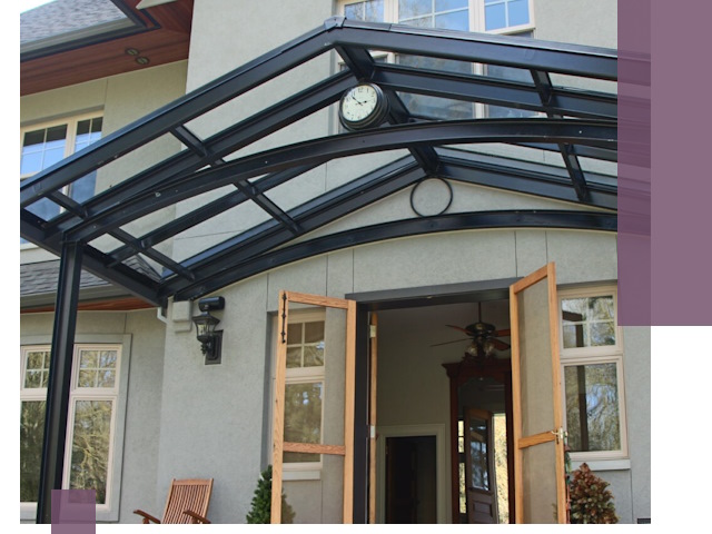 Изготовление и монтаж навесов и козырьков в Салавате