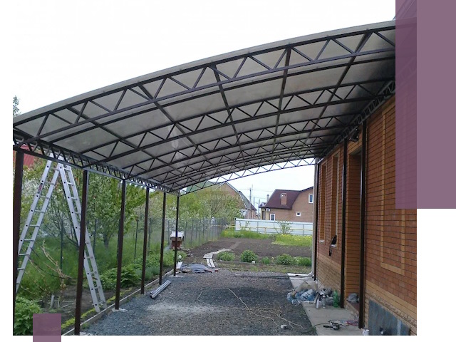 Профессиональный монтаж навесов под ключ в Салавате