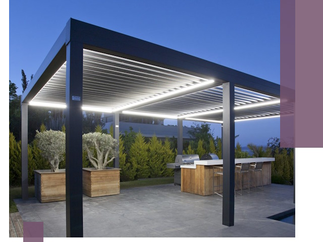 Навесы отдельно стоящие под ключ в Салавате из металла и поликарбоната