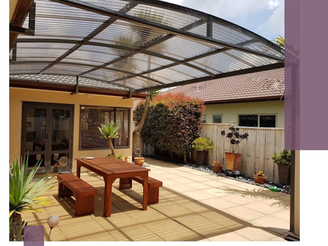 Навесы во двор под ключ в Салавате — изготовление и монтаж