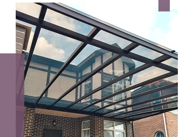 Навесы из поликарбоната в Салавате от 8983 руб. под ключ — ПРОЛЁТ-Слв