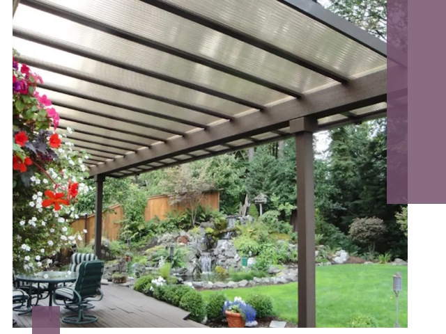 Навесы из поликарбоната под ключ в Салавате быстро и надёжно