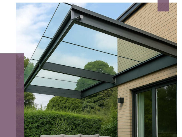 Стеклянные навесы и козырьки в Салавате от 12803 руб.