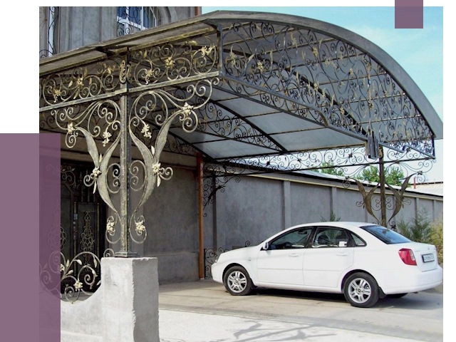 Кованые навесы в Салавате от 15203 руб. | ПРОЛЁТ-Слв