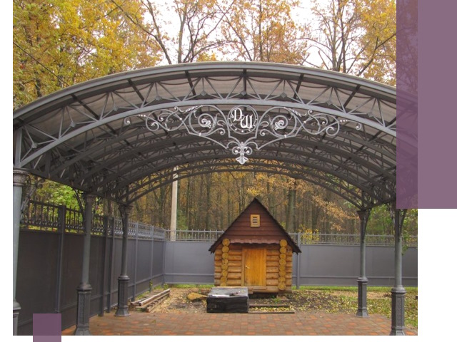 Кованые навесы премиум-класса под заказ в Салавате