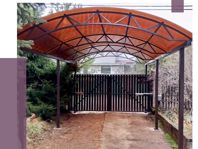 Арочные навесы в Салавате от 13283 руб. — изготовление и монтаж | ПРОЛЁТ-Слв