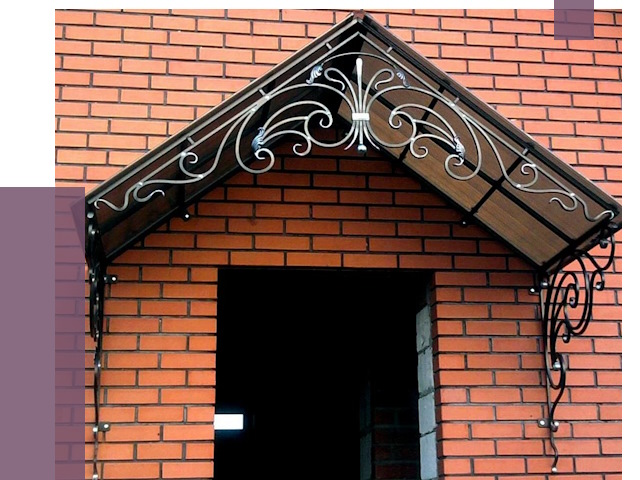 Металлические козырьки в Салавате от 11149 руб. 