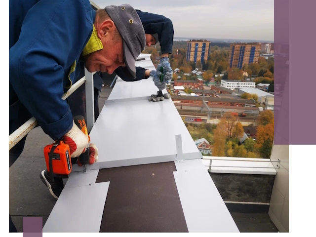 Монтаж парапетов в Салавате — установка прочных металлических ограждений