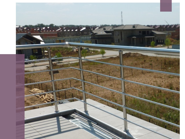 Парапеты из нержавеющей стали в Салавате от 8322 руб. за м² | ПРОЛЁТ-Слв