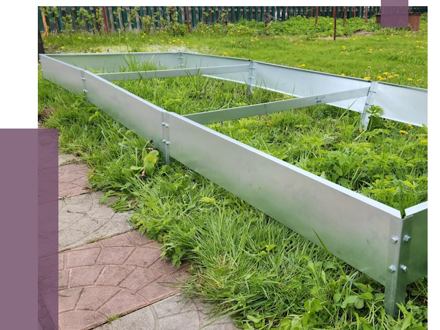 Металлические бордюры для грядок в Салавате от 1867 руб. 