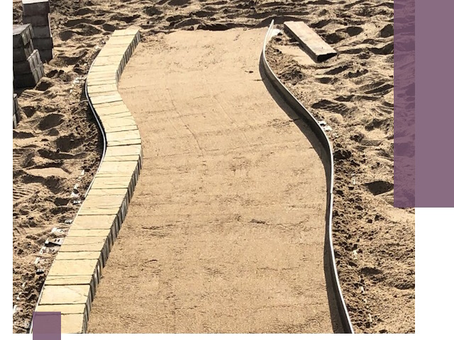 Металлические бордюры для тротуаров в Салавате — прочные и долговечные