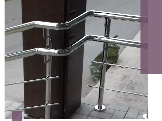 Монтаж поручней из нержавеющей стали в Салавате качественно и быстро